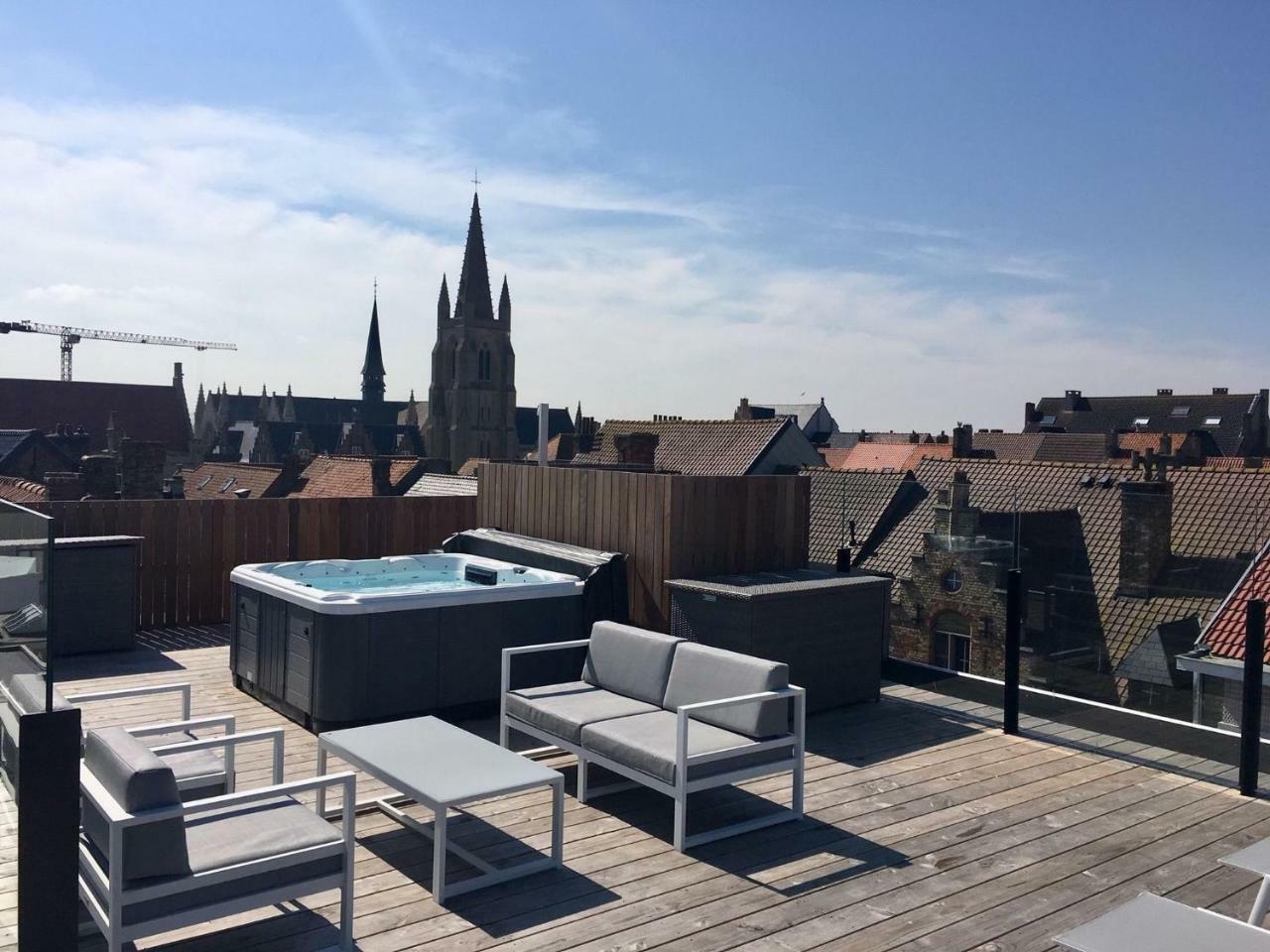 Luxurious Apartment In Nieuwpoort With Jacuzzi Bagian luar foto